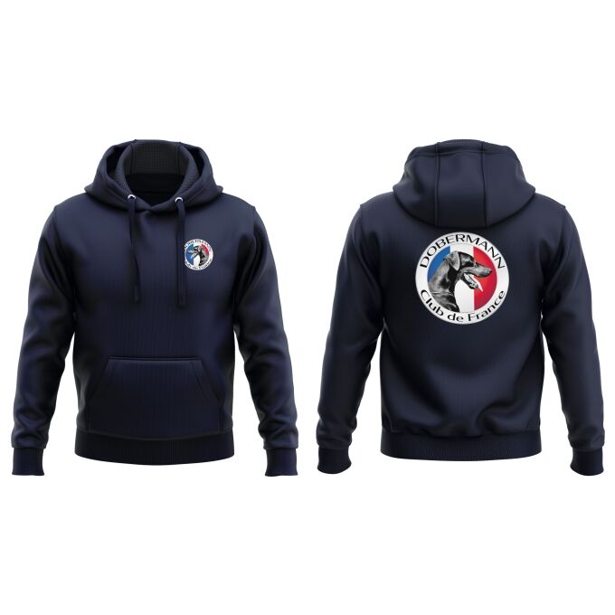 Sweat-Shirt à Capuche DELUXE de qualité supérieure (matériau de personnalisation haut de gamme, imprimé en France)