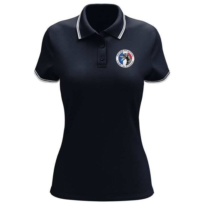 Polo Femme Contrasté de qualité supérieure (matériau de personnalisation haut de gamme, imprimé en France)