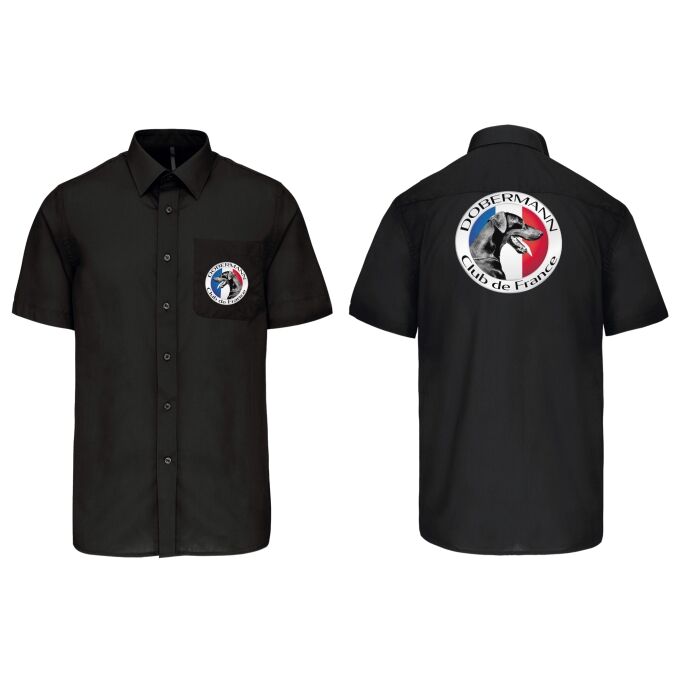 Chemise Homme légère à Manches Courtes de qualité supérieure (matériau de personnalisation haut de gamme, imprimé en France)